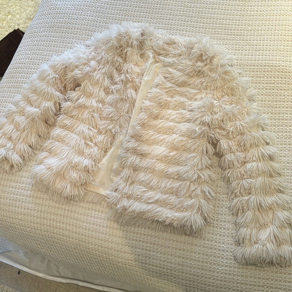 IVORY SHAG COAT